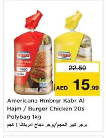 Nesto AMERICANA Chicken Burger offer