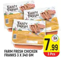 Baniyas Spike Hypermarket FARM FRESH Chicken Franks offer