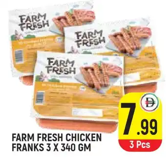 Baniyas Spike Hypermarket FARM FRESH Chicken Franks offer