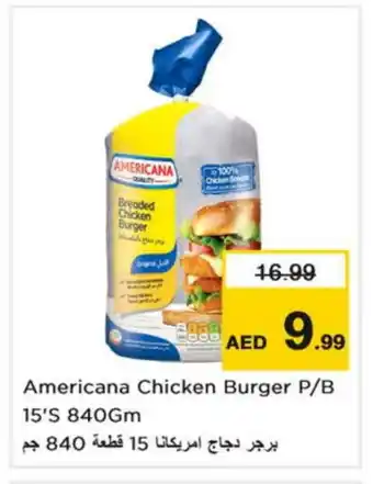 Nesto AMERICANA Chicken Burger offer
