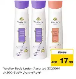 Nesto YARDLEY Body Lotion & Cream offer