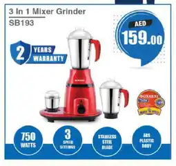 Grand Hyper Market SONASHI Mixer / Grinder offer