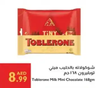 Istanbul Supermarket Toblerone milk mini chocolate offer