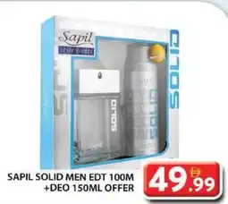 Grand Hyper Market Sapil solid men edt + deo offer