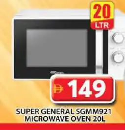 Grand Hyper Market SUPER GENERAL Microwave Oven offer