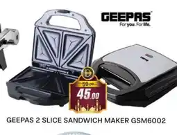 Al Madina GEEPAS Sandwich Maker offer