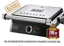 Al Madina BLACK+DECKER Sandwich Maker offer