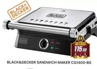 Al Madina BLACK+DECKER Sandwich Maker offer