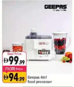 Shaklan GEEPAS Food Processor offer
