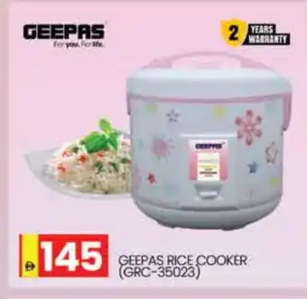 Al Madina GEEPAS Rice Cooker offer