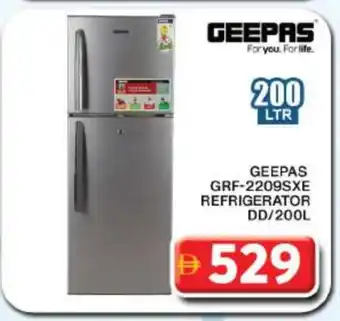 Grand Hyper Market GEEPAS Refrigerator offer