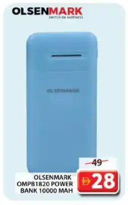 Grand Hyper Market OLSENMARK Powerbank offer