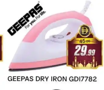 Al Madina GEEPAS Ironbox offer