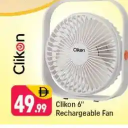 Shaklan CLIKON Fan offer