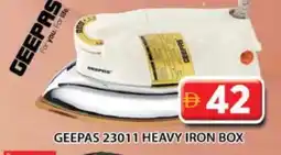 Grand Hyper Market GEEPAS Ironbox offer