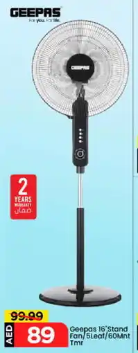 Mark & Save GEEPAS Fan offer