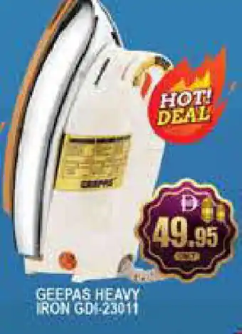 Al Madina GEEPAS Ironbox offer