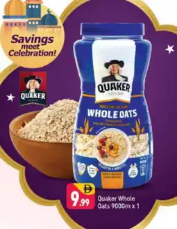 Shaklan QUAKER Oats offer