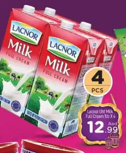 Al Madina LACNOR Full Cream Milk offer