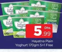 Al Madina HAYATNA Yoghurt offer