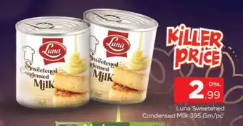 Al Madina LUNA Condensed Milk offer
