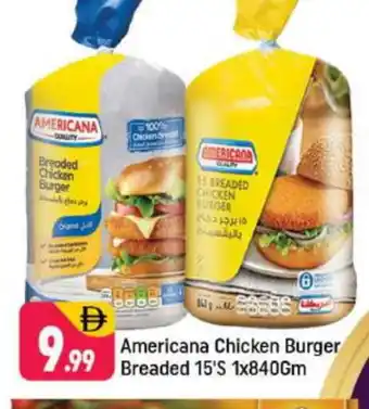Shaklan AMERICANA Chicken Burger offer