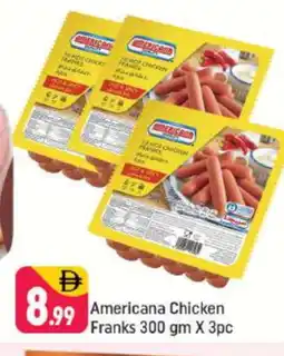Shaklan AMERICANA Chicken Franks offer