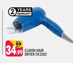 Shaklan CLIKON Hair Appliances offer