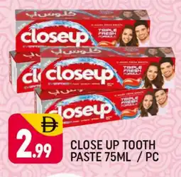 Shaklan CLOSE UP Toothpaste offer