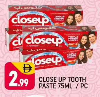 Shaklan CLOSE UP Toothpaste offer