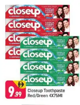 Shaklan CLOSE UP Toothpaste offer
