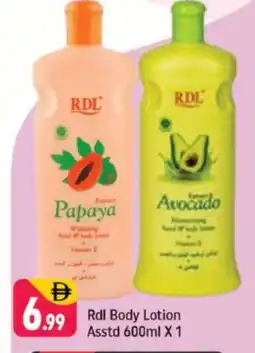 Shaklan RDL Body Lotion & Cream offer