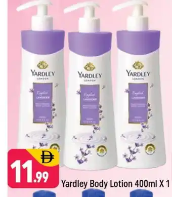 Shaklan YARDLEY Body Lotion & Cream offer