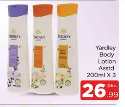 Al Madina YARDLEY Body Lotion & Cream offer