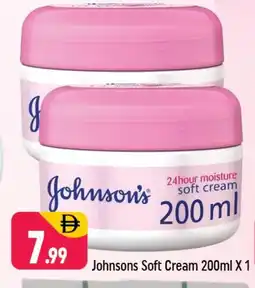 Shaklan JOHNSONS Face cream offer