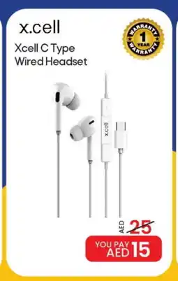 Mark & Save XCELL Earphone offer