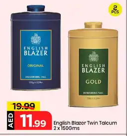 Mark & Save ENGLISH BLAZER Talcum Powder offer