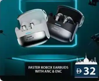 Grand Hyper Market Faster robox earbuds with anc & enc offer