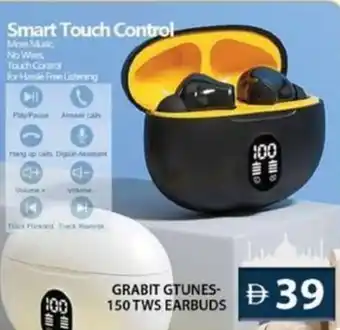 Grand Hyper Market Grabit gtunes 150 tws earbuds offer
