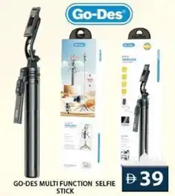 Grand Hyper Market Go-des multi function selfie stick offer