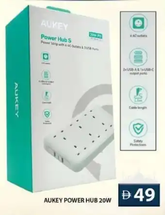 Grand Hyper Market Aukey power hub 20w offer