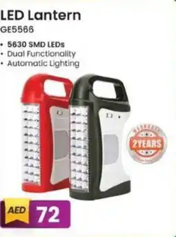 Grand Hyper Market Geepas LED Lantern GE5566 offer