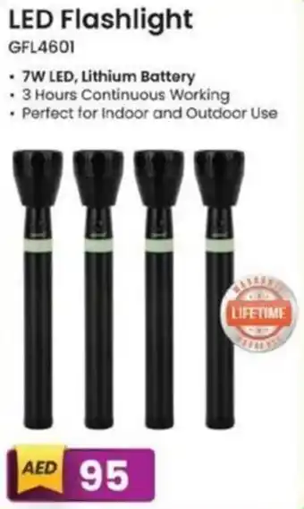 Grand Hyper Market Geepas LED Flashlight GFL4601 offer