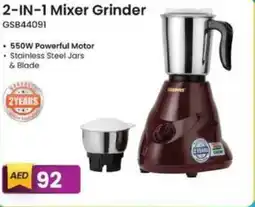 Grand Hyper Market Geepas 2-IN-1 Mixer Grinder GSB44091 offer