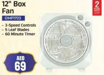 Grand Hyper Market Olsenmark 12" Box Fan OMF1723 offer