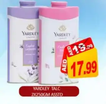 Mango Hypermarket LLC YARDLEY Talcum Powder offer