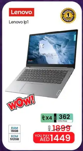 Mark & Save LENOVO Laptop offer