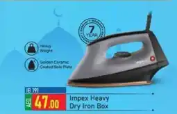 Grand Hyper Market Impex heavy dry iron box offer