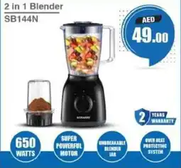 Grand Hyper Market 2 in 1 Blender SB144N offer