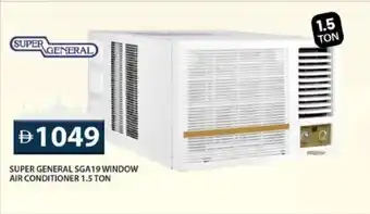 Grand Hyper Market Super general SGA19 window air conditioner 1.5 ton offer